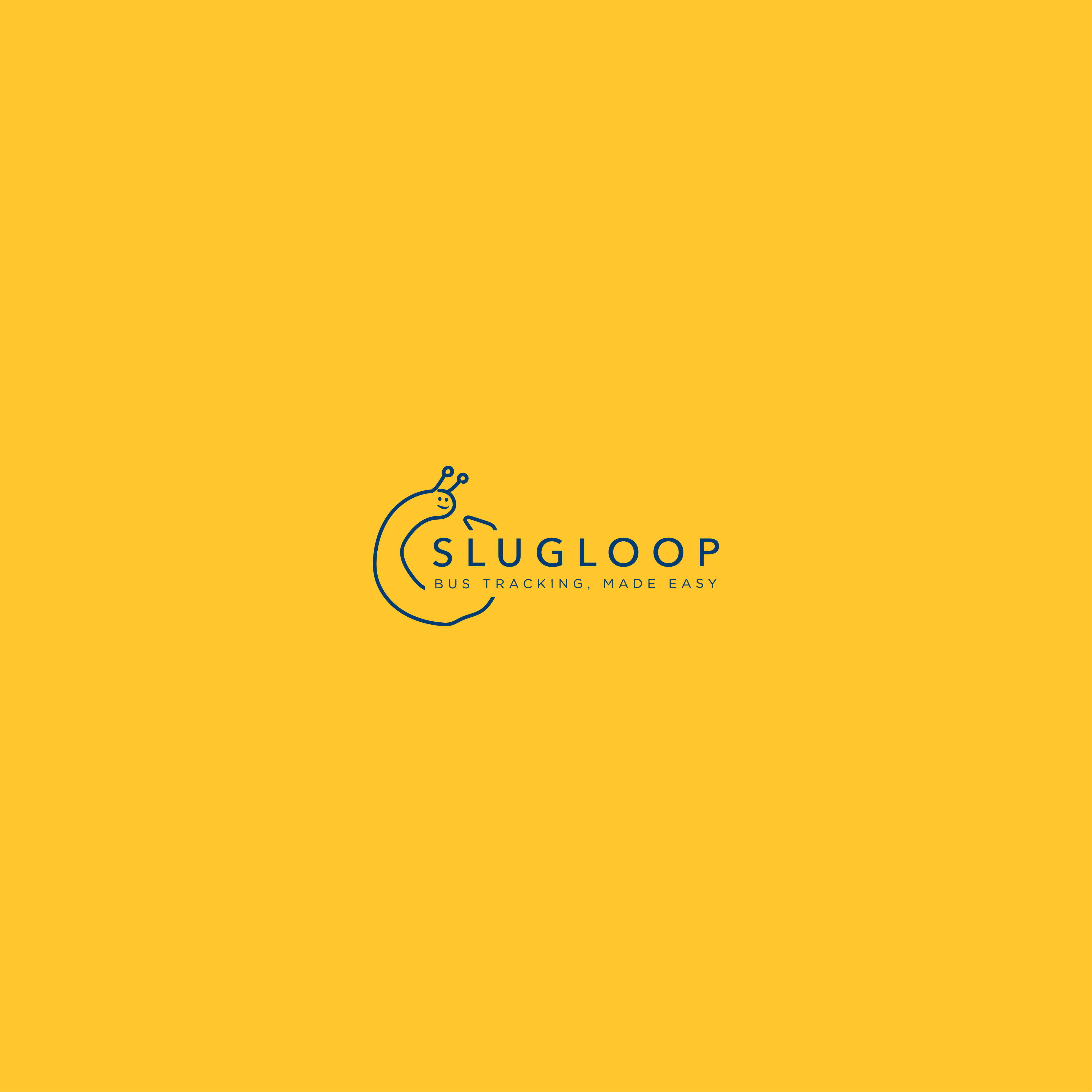 Original SlugLoop splash screen — bus tracking, made easy